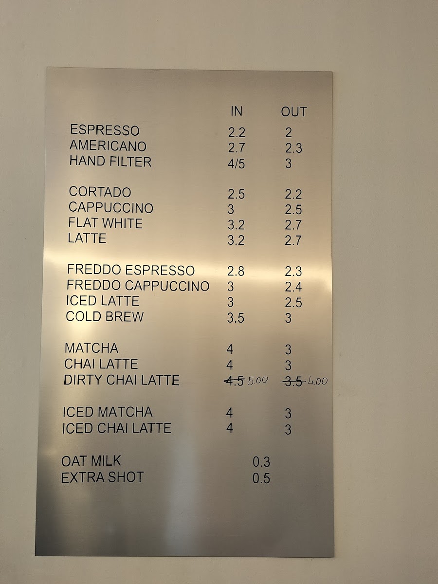 Menu - Boken Athens photo 1