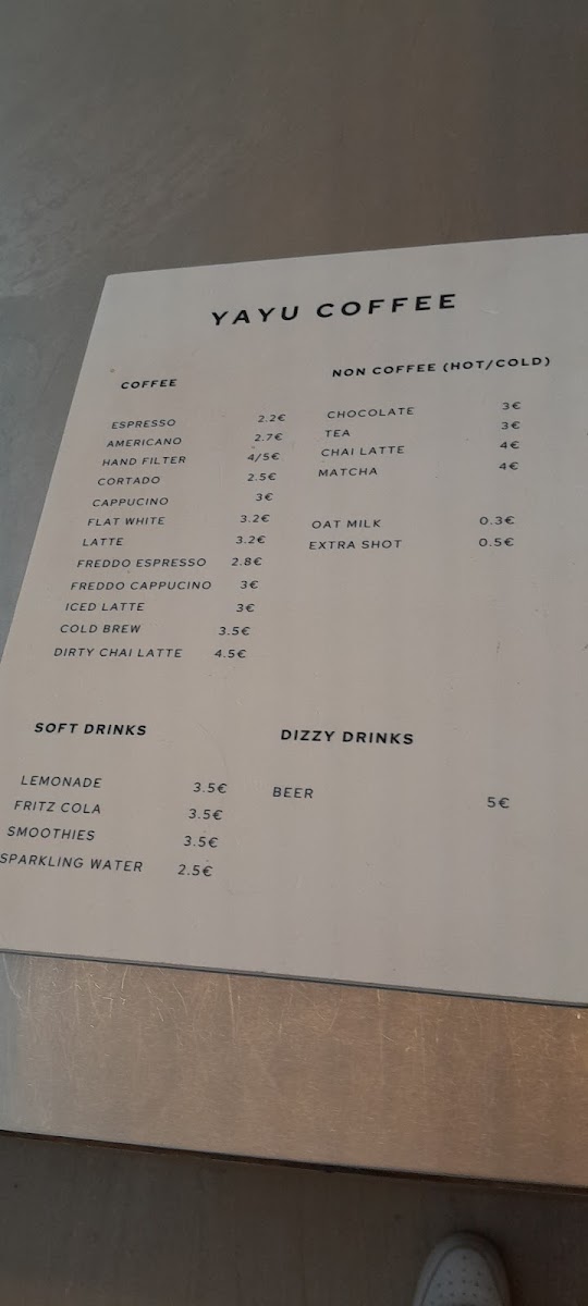 Menu - Boken Athens photo 6